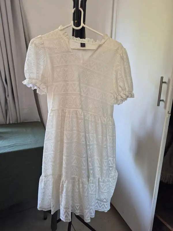 Shein White short dress