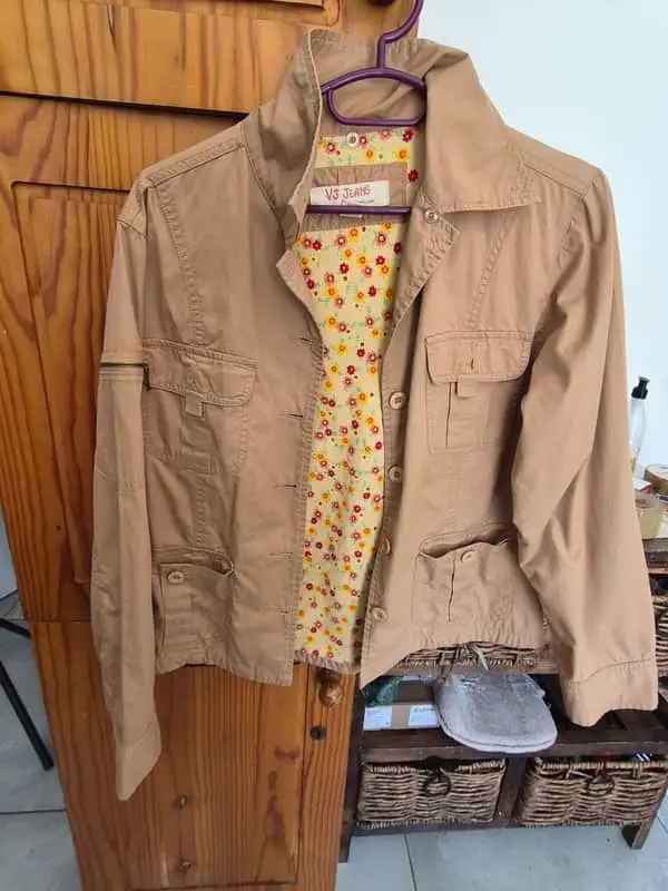 AG Jeans Beige jean jacket
