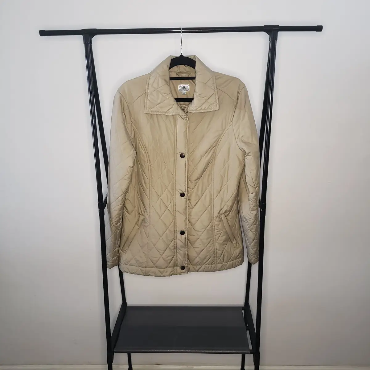 Blue Motion Blue Motion Beige Quilted Lightweight Jacket