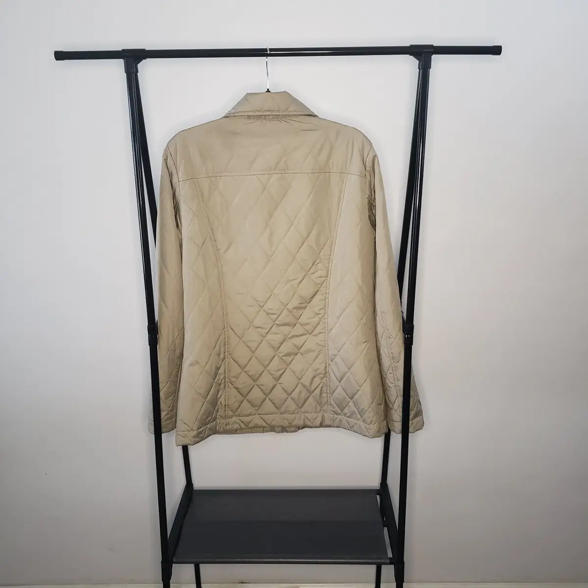 Blue Motion Beige Quilted Lightweight Jacket