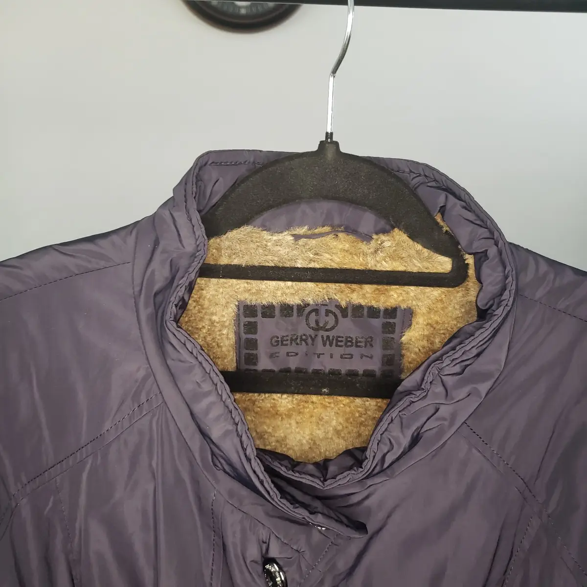 Gerry Weber Edition Navy Faux-Fur Lined Jacket