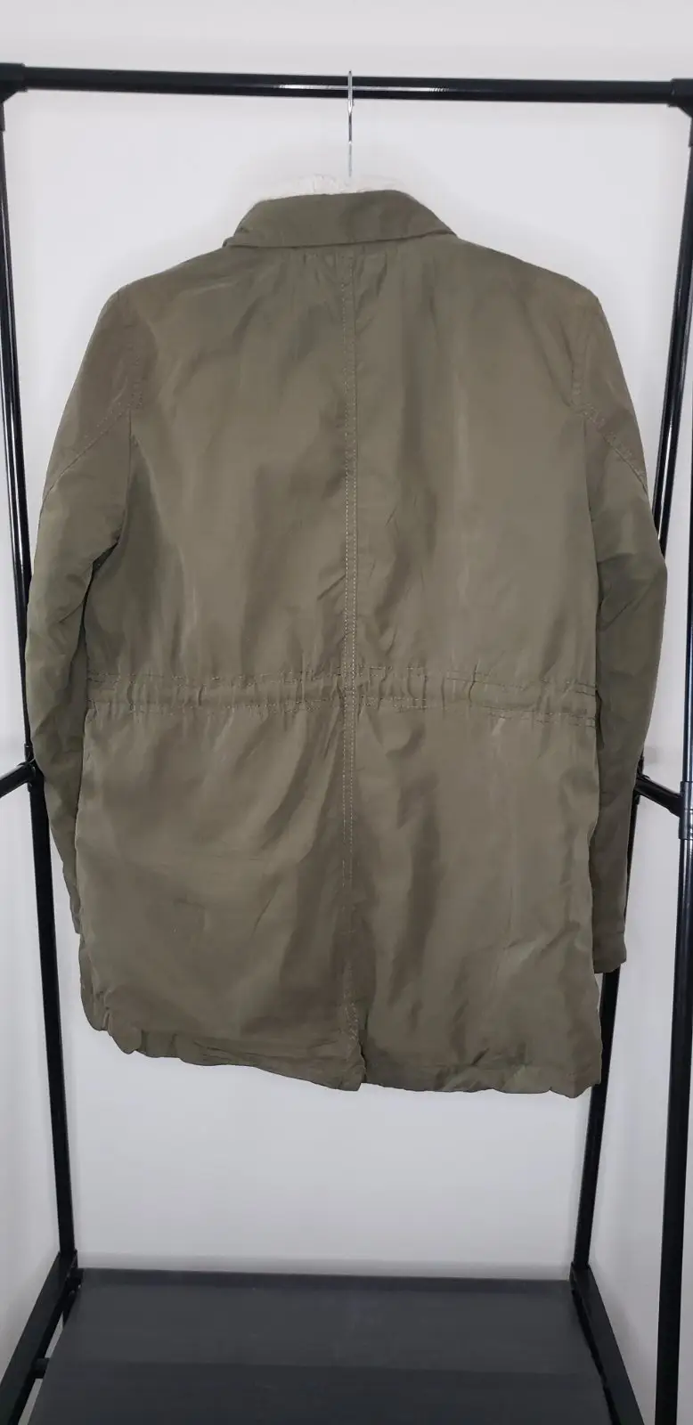 L.O.G.G. Olive Green Utility Jacket with Borg Collar