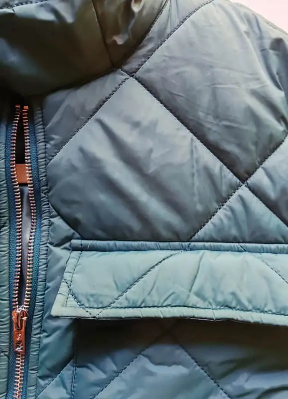 Vintage looking green jacket