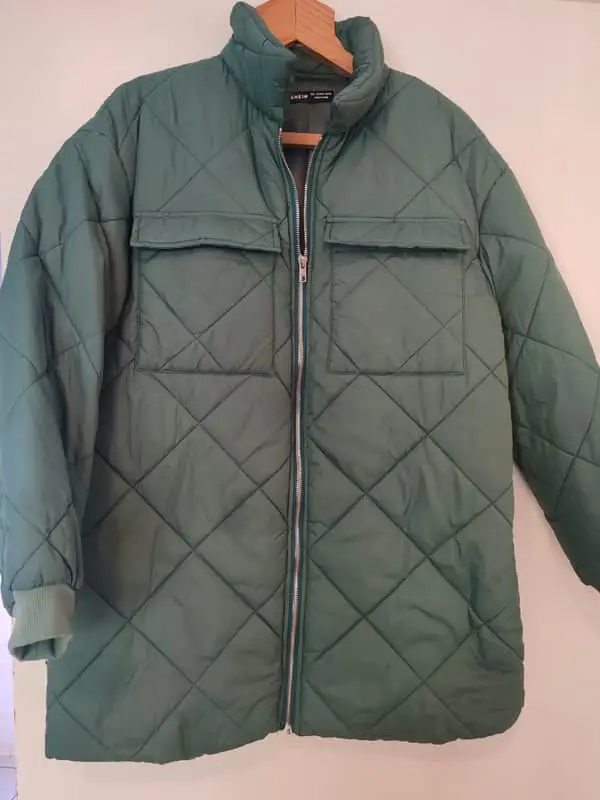 Vintage looking green jacket