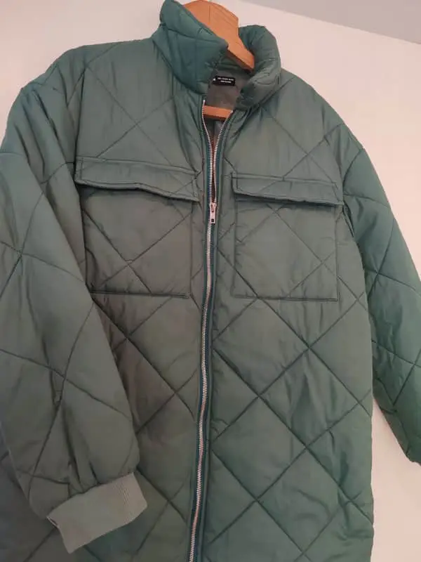 Vintage looking green jacket