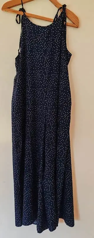 Blue jumpsuit