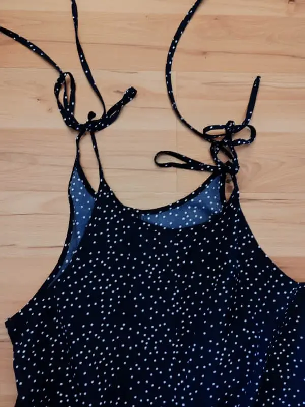 Blue jumpsuit