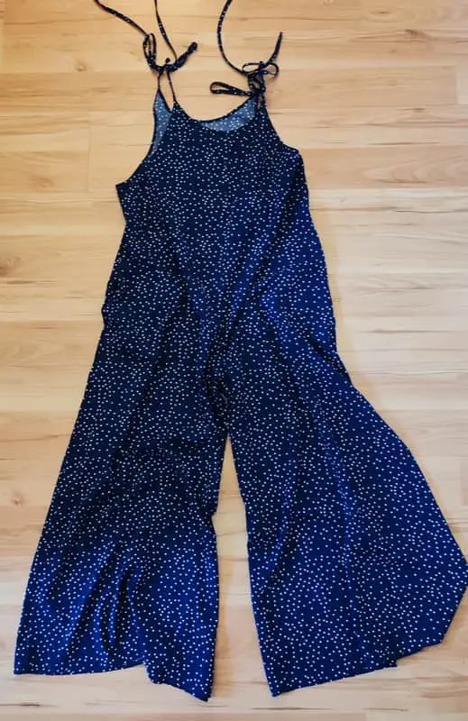 Blue jumpsuit