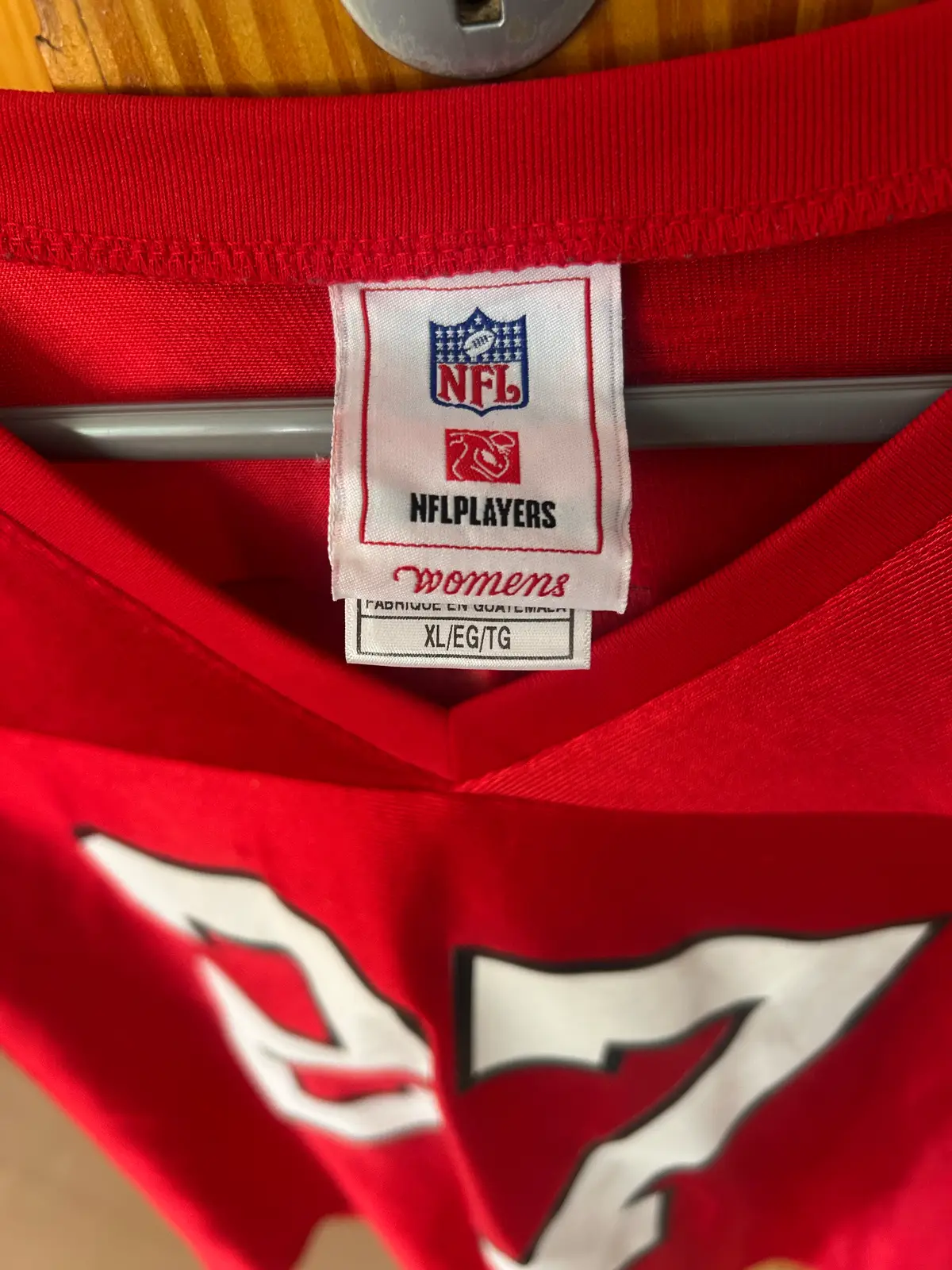 NFL Vintage Kansas City Chiefs Jersey Tee | Red NFL Style | Crop fit (60 cm length)