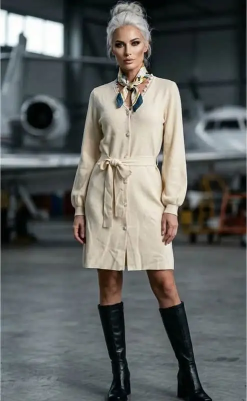 Vero moda Vero Moda wool blend belted winter dress. New with tags.