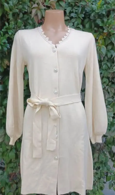 Vero Moda wool blend belted winter dress. New with tags.