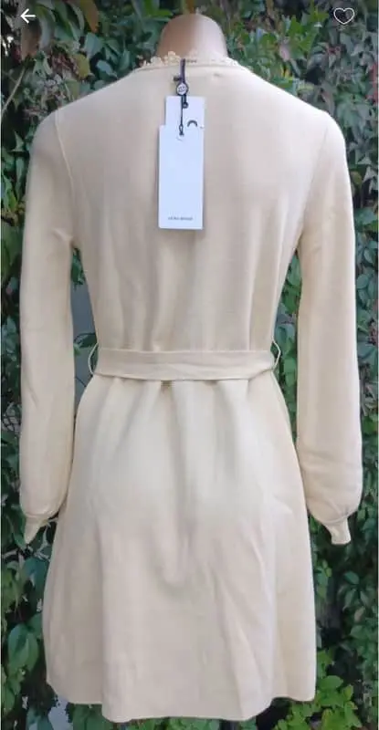 Vero Moda wool blend belted winter dress. New with tags.