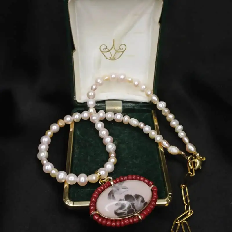 Bespoke Repurposed Vintage Freshwater Pearl Necklace