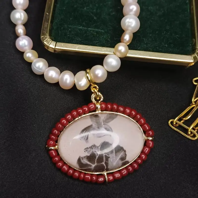 Bespoke Repurposed Vintage Freshwater Pearl Necklace
