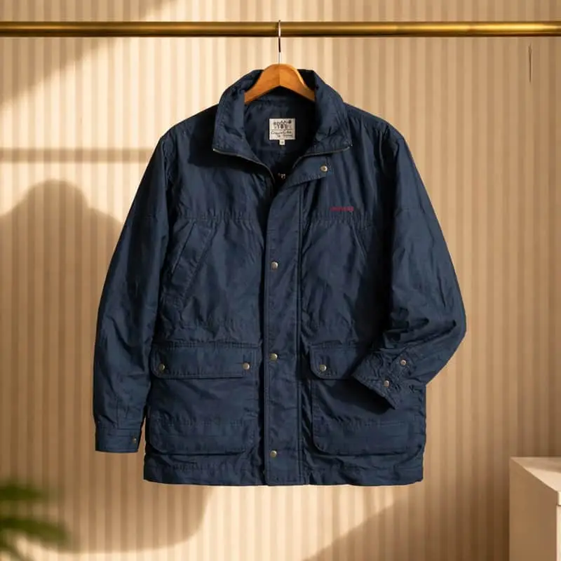 Oversized Utility/Field Jacket Classic navy blue utility jacket with a perfect vintage wash