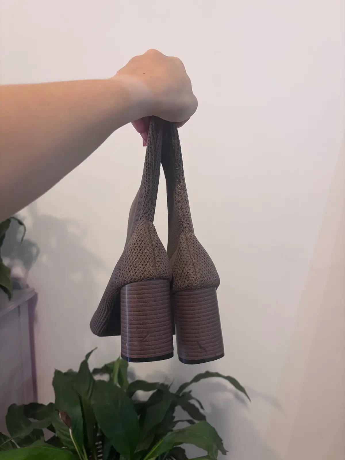Brown sock boots