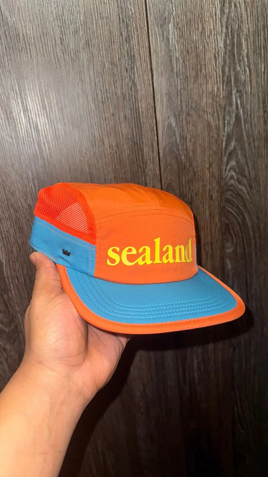 Sealand Gear Sealand Gear 5-Panel Mesh Cap Orange Blue