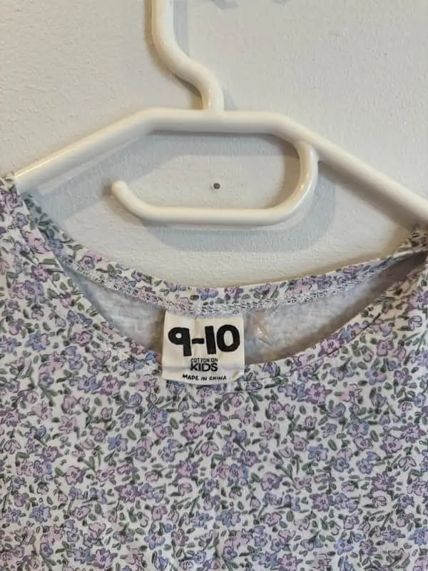 Cotton On Floral Print Short Sleeve Dress