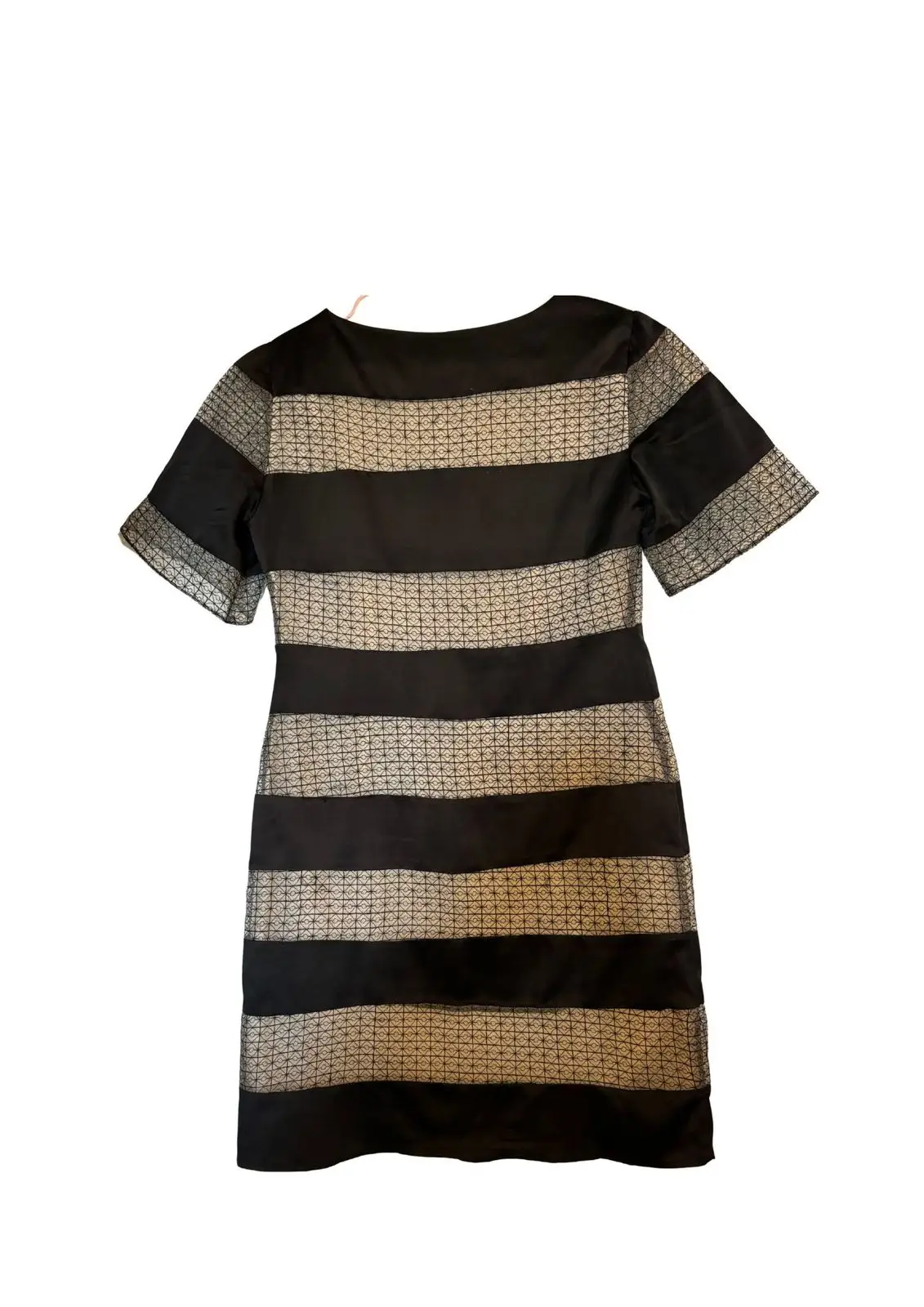 Chloé Striped Short Sleeve Mini Dress