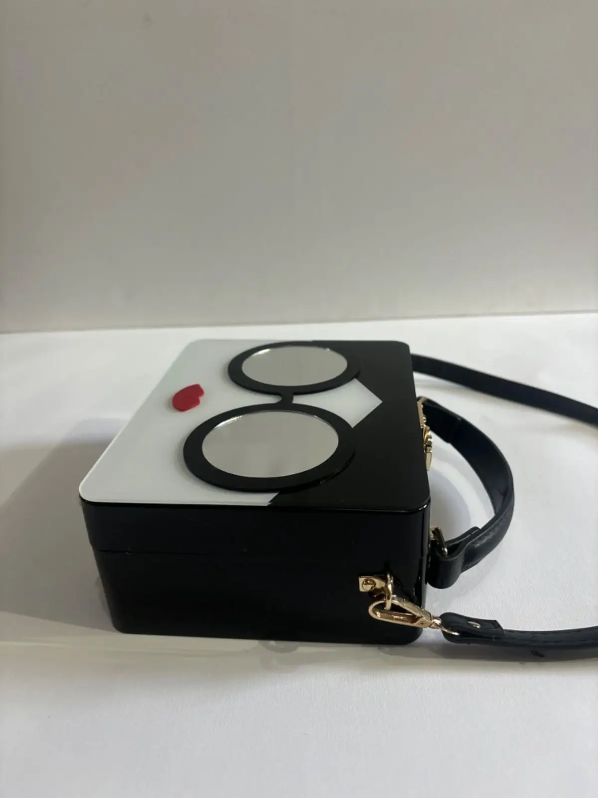 Novelty Face Design Acrylic Box Bag