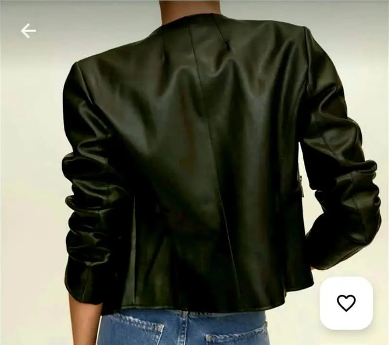 Mango Marcmoto pleather biker Jacket