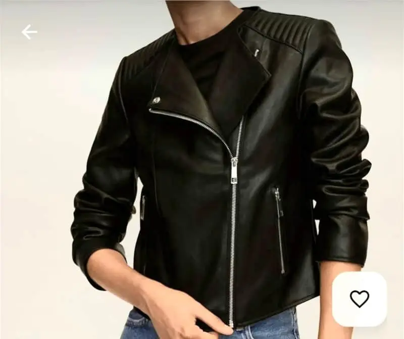 Mango Mango Marcmoto pleather biker Jacket