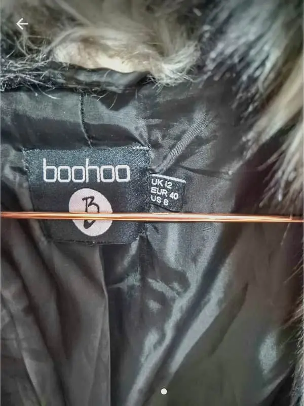 Boohoo Faux Fur Coat