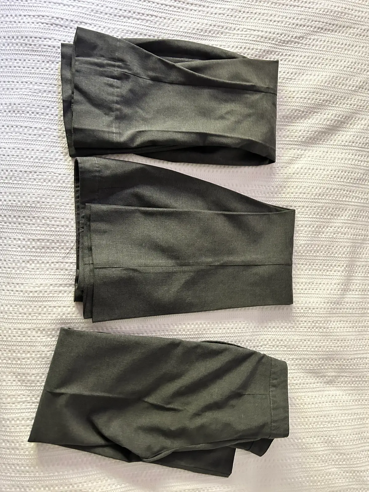 3 x Woolworths grey school trousers 11-12 years