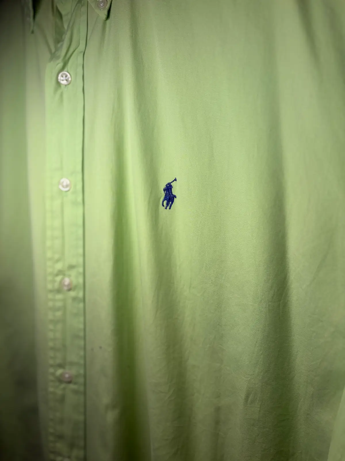 Green Ralph Lauren Button Up