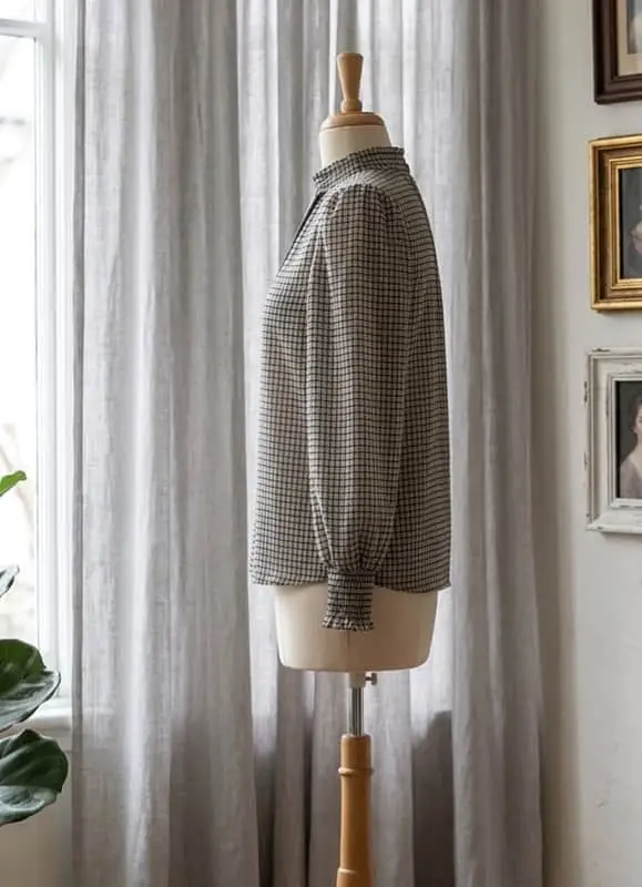 Forever New Adele Micro Check Top