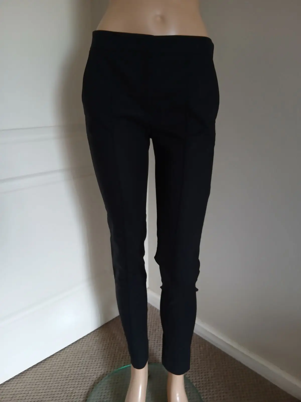 Mango Mango Black Slim Fit Trousers