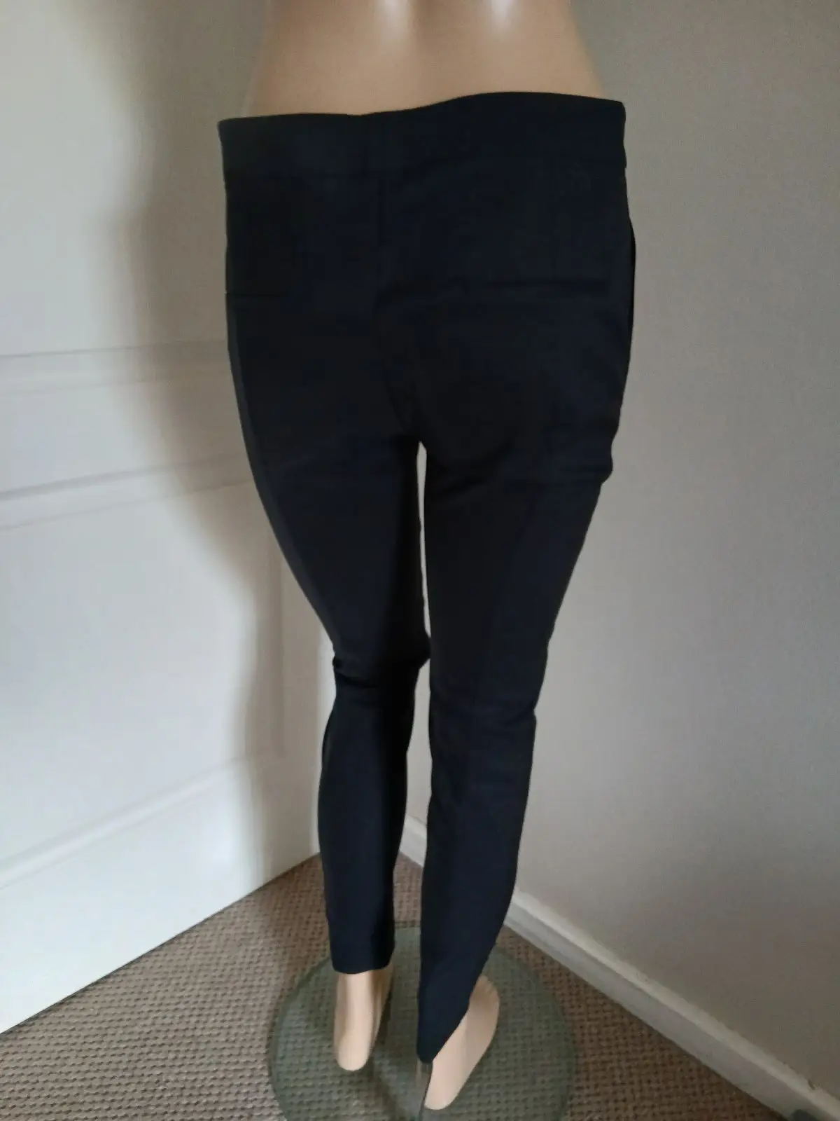 Mango Black Slim Fit Trousers