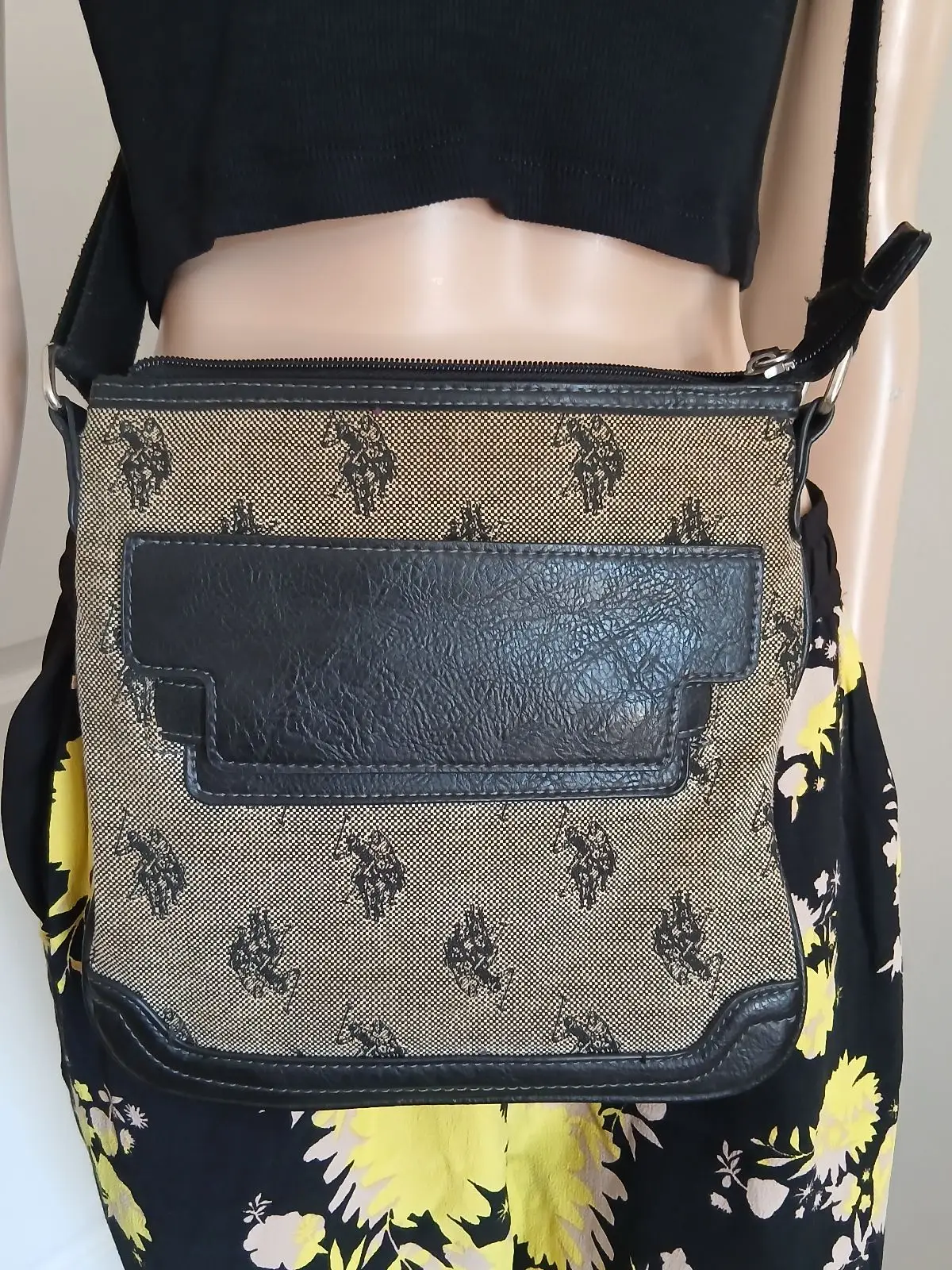 U.S. Polo Assn. Monogram Crossbody Bag