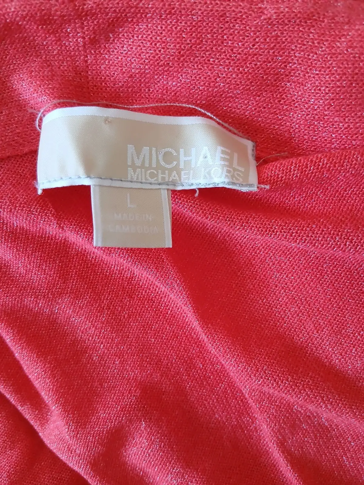 Michael Kors Longline Coral Cardigan