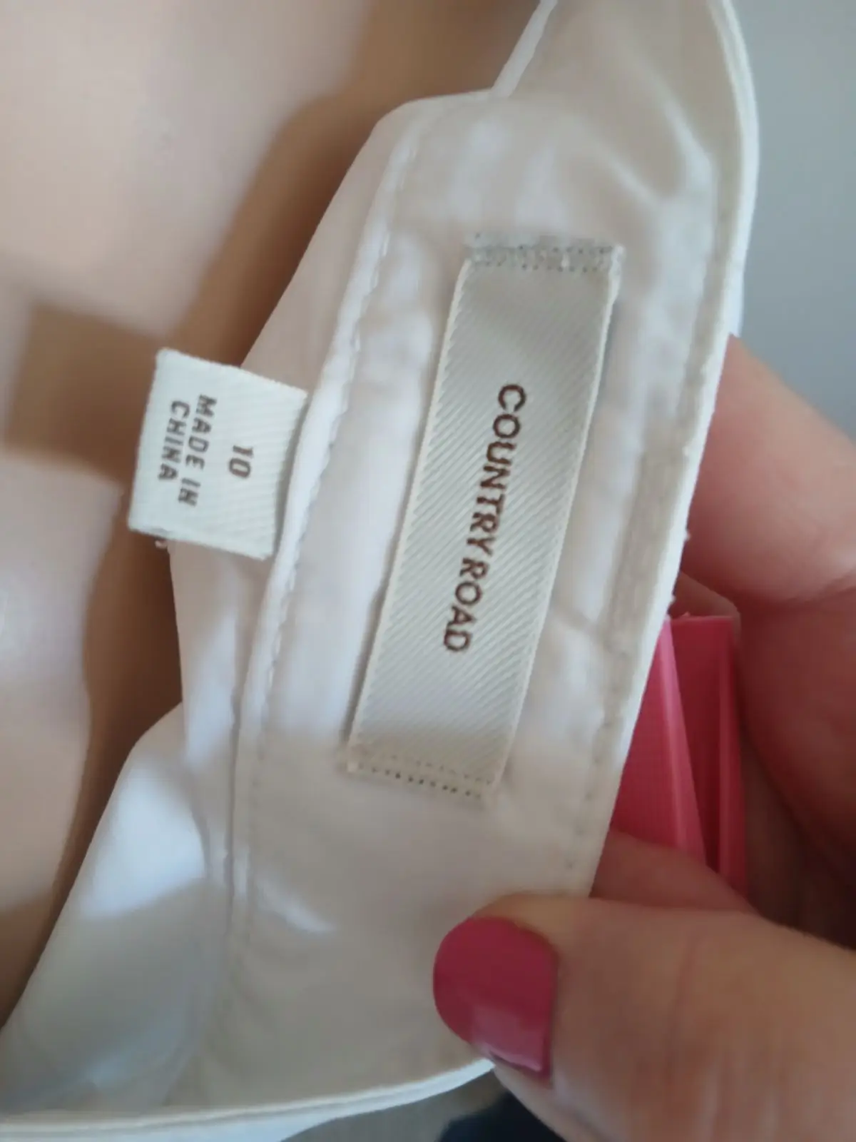 Country Road White Cropped Pants