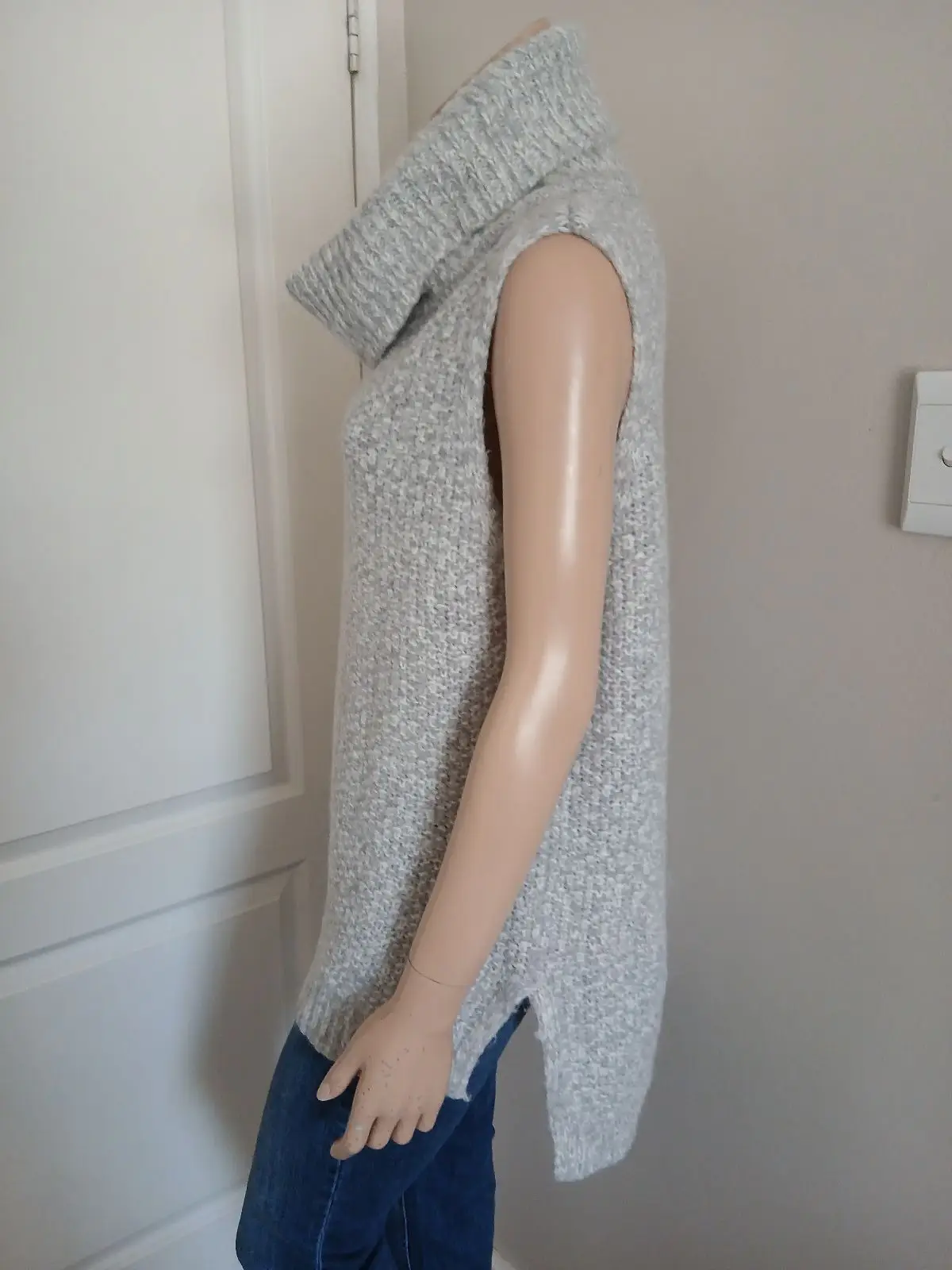Witchery Sleeveless Cowl Neck Knit Top