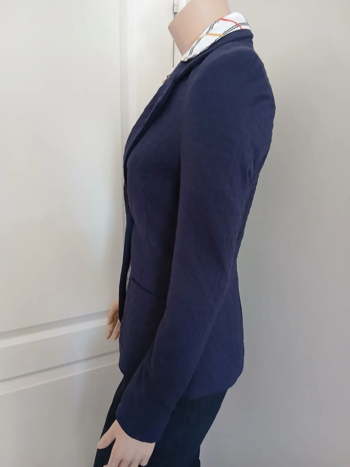 Cotton On Navy Textured Blazer