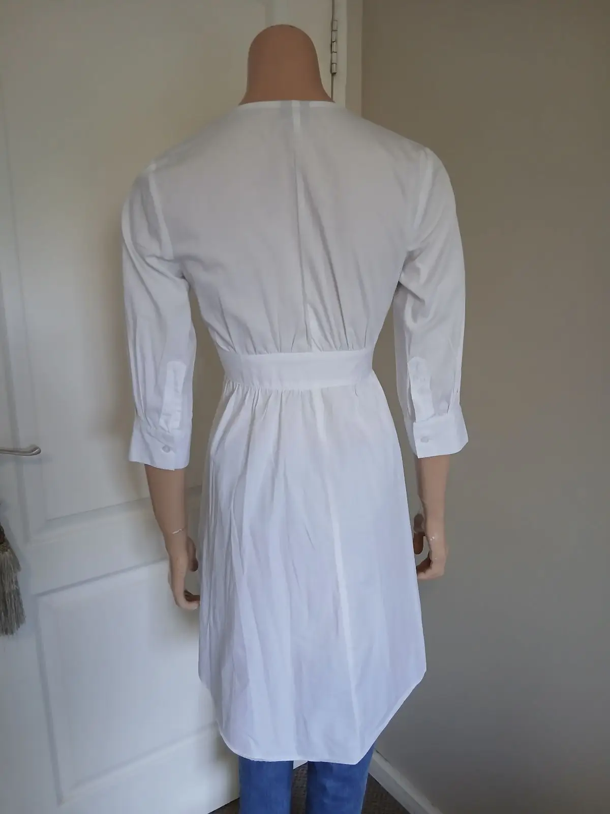 Truworths White Wrap Tunic Top