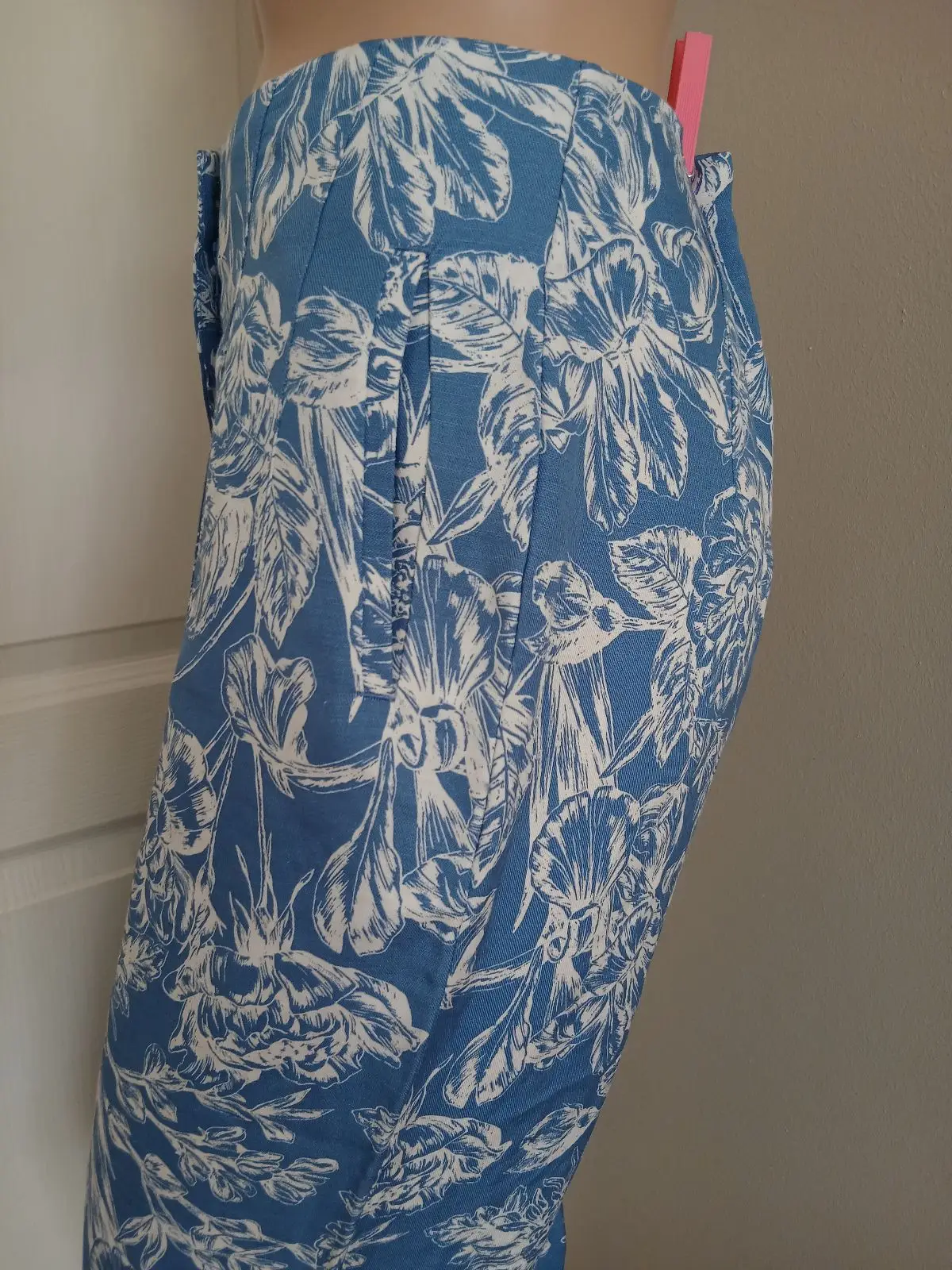 Poetry Blue and White Floral Trousers