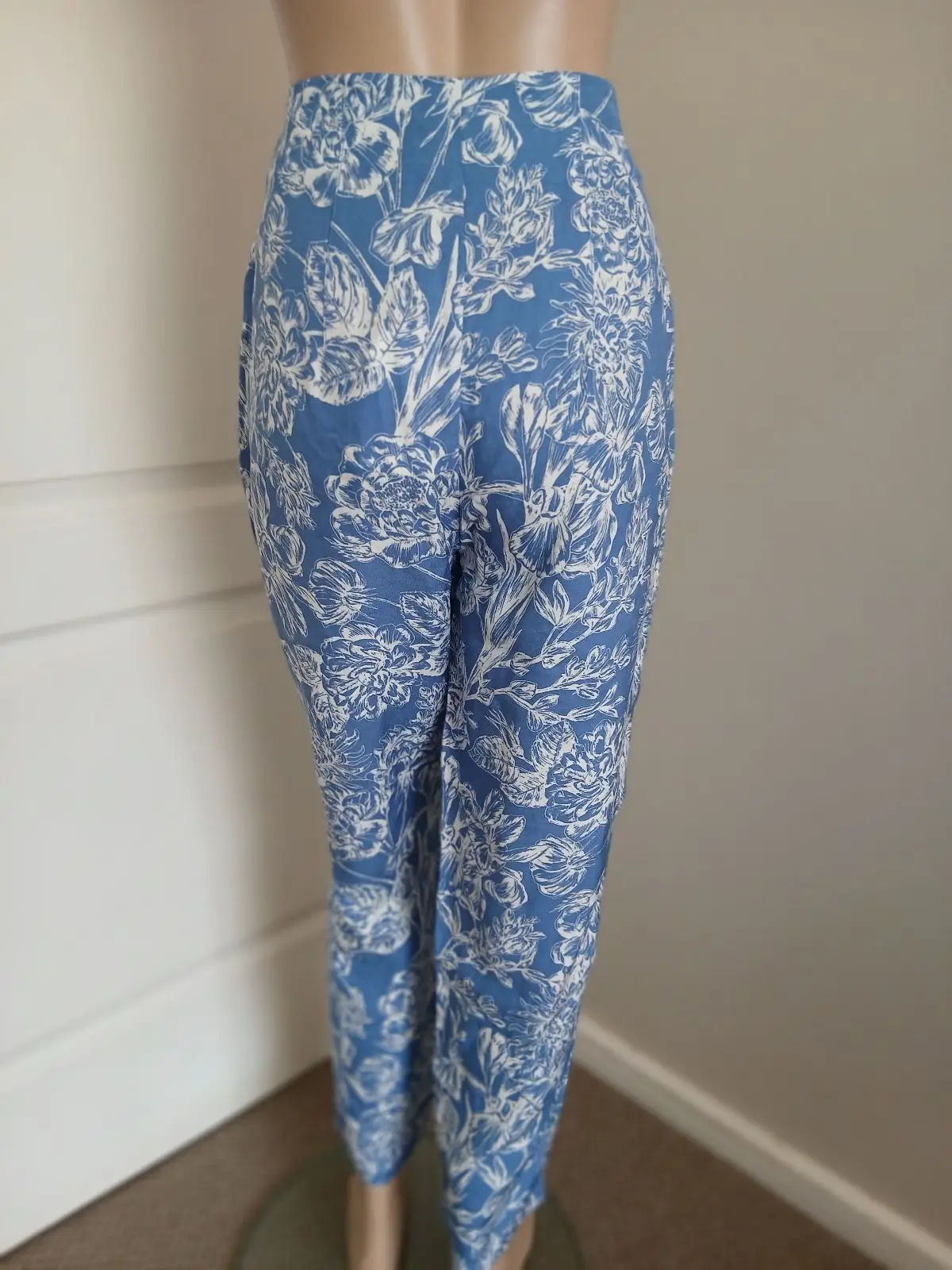 Poetry Blue and White Floral Trousers