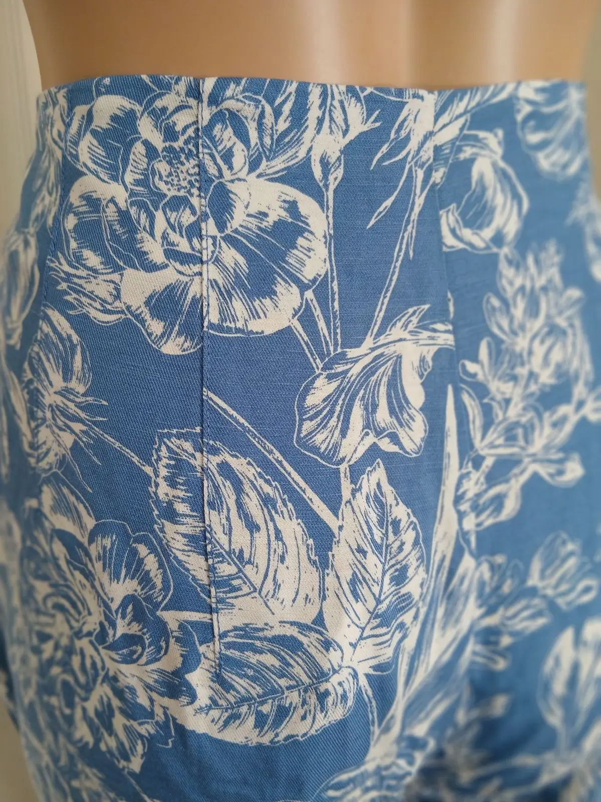 Poetry Blue and White Floral Trousers