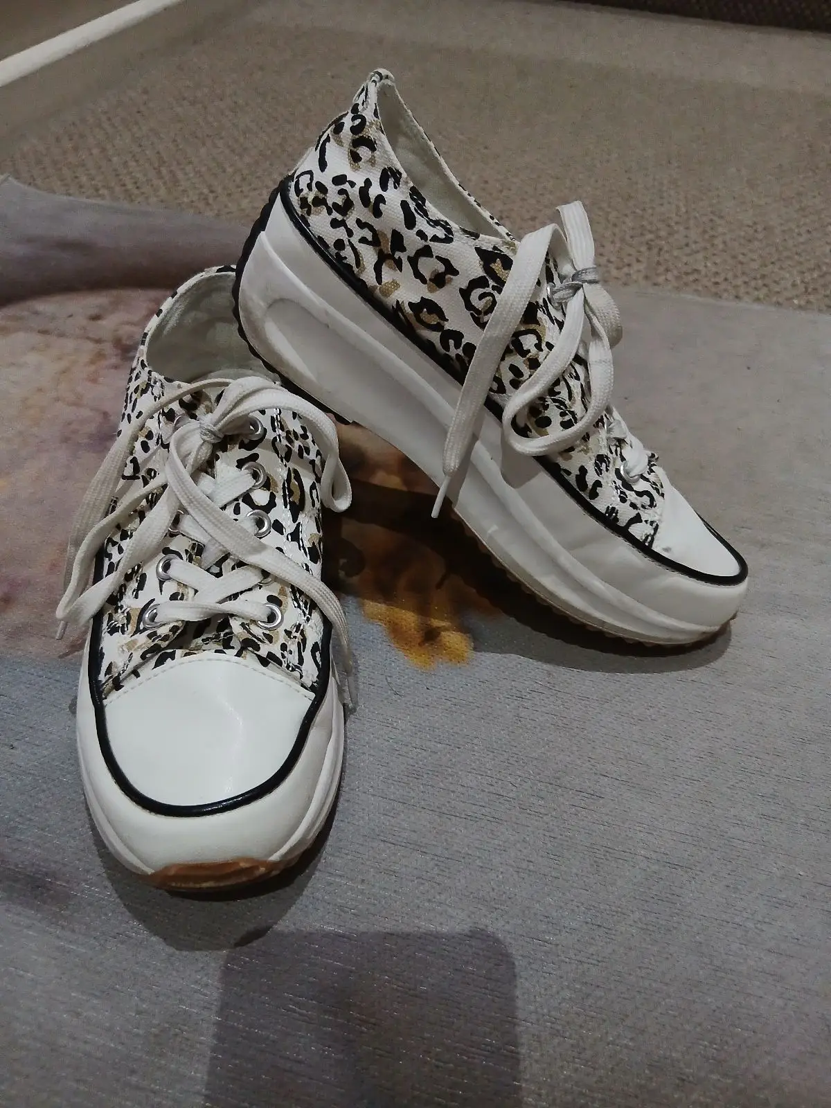 Woolworths Woolworths Leopard Print Platform Sneakers