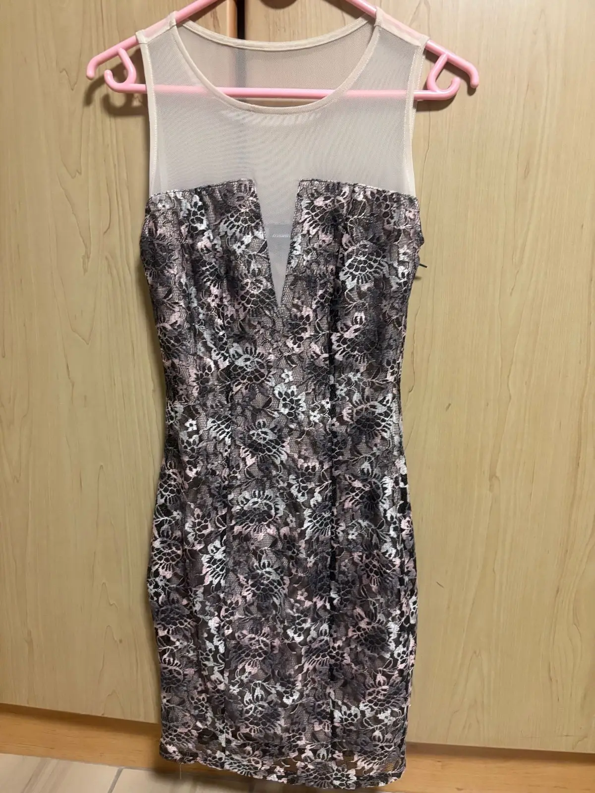 Truworths Truworths Lace Mesh Neckline Dress