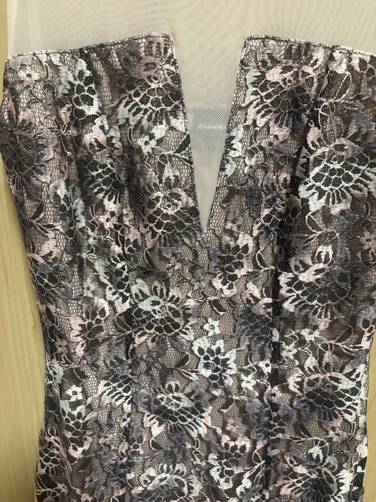 Truworths Lace Mesh Neckline Dress