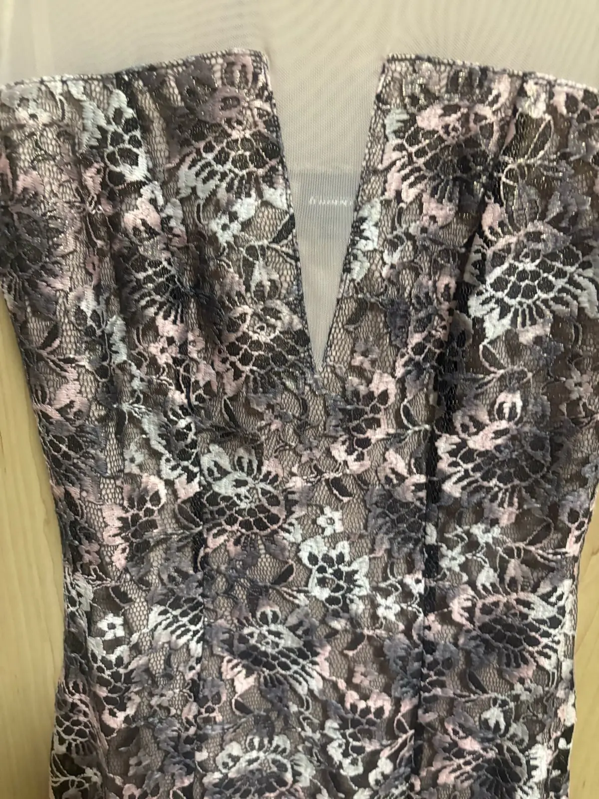 Truworths Lace Mesh Neckline Dress