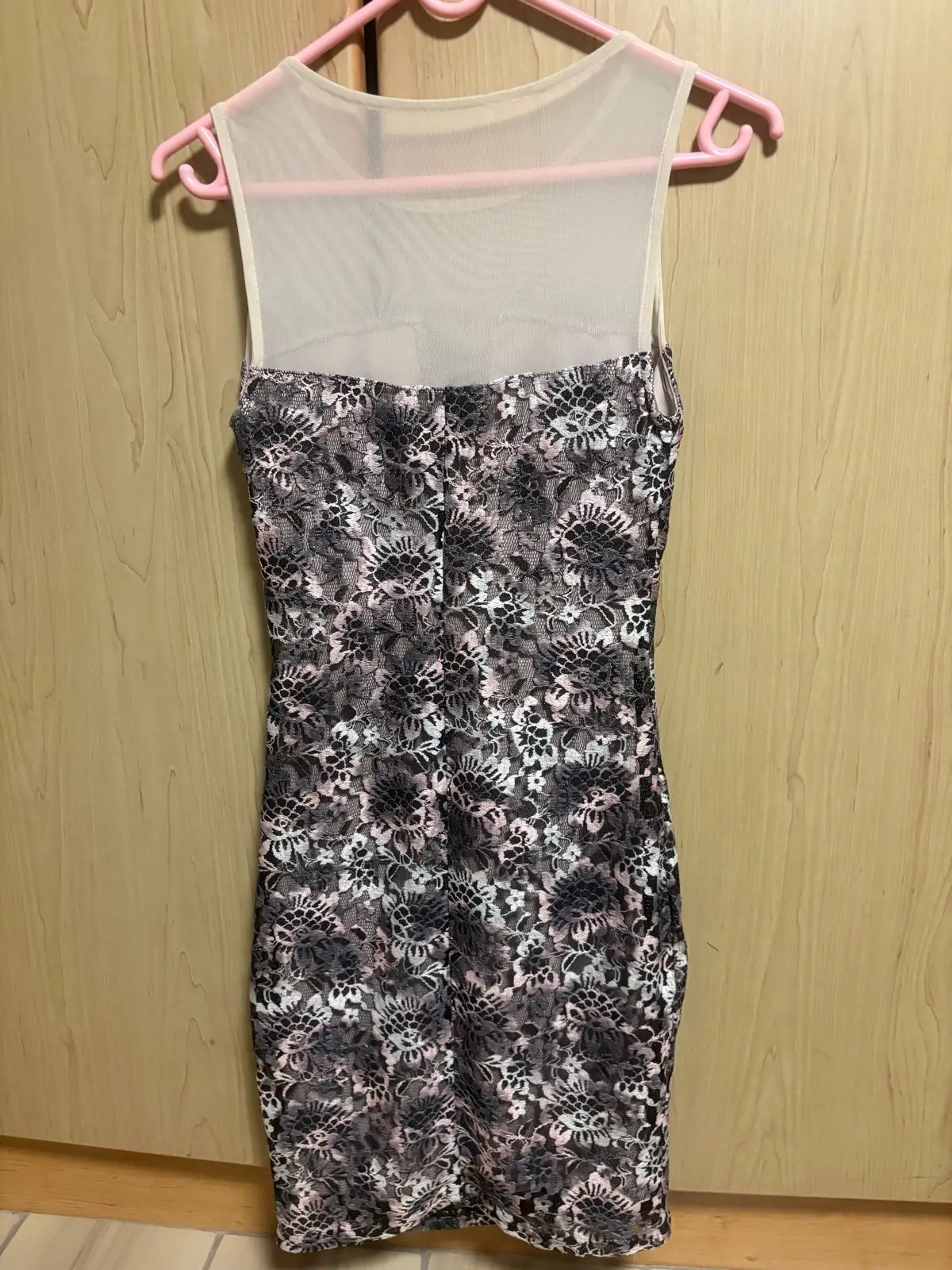 Truworths Lace Mesh Neckline Dress
