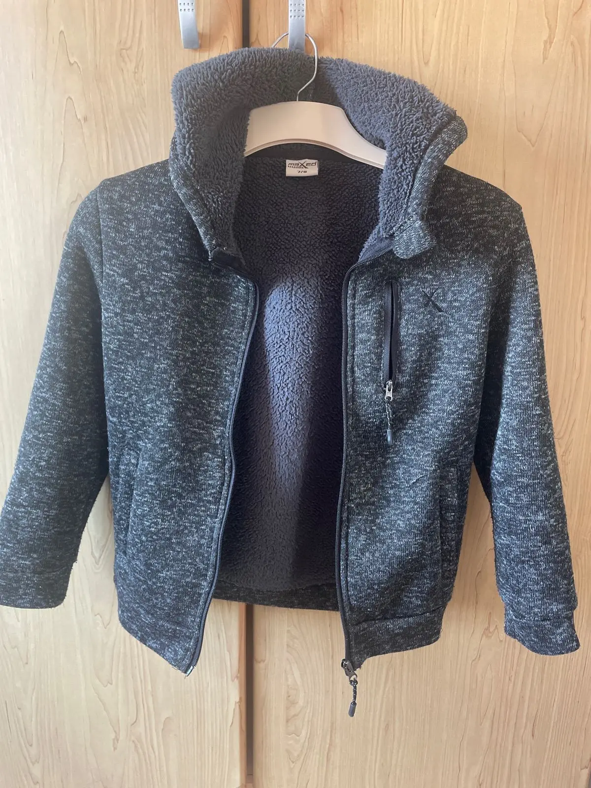 Maxed Maxed Kids Fleece Lined Zip Hoodie