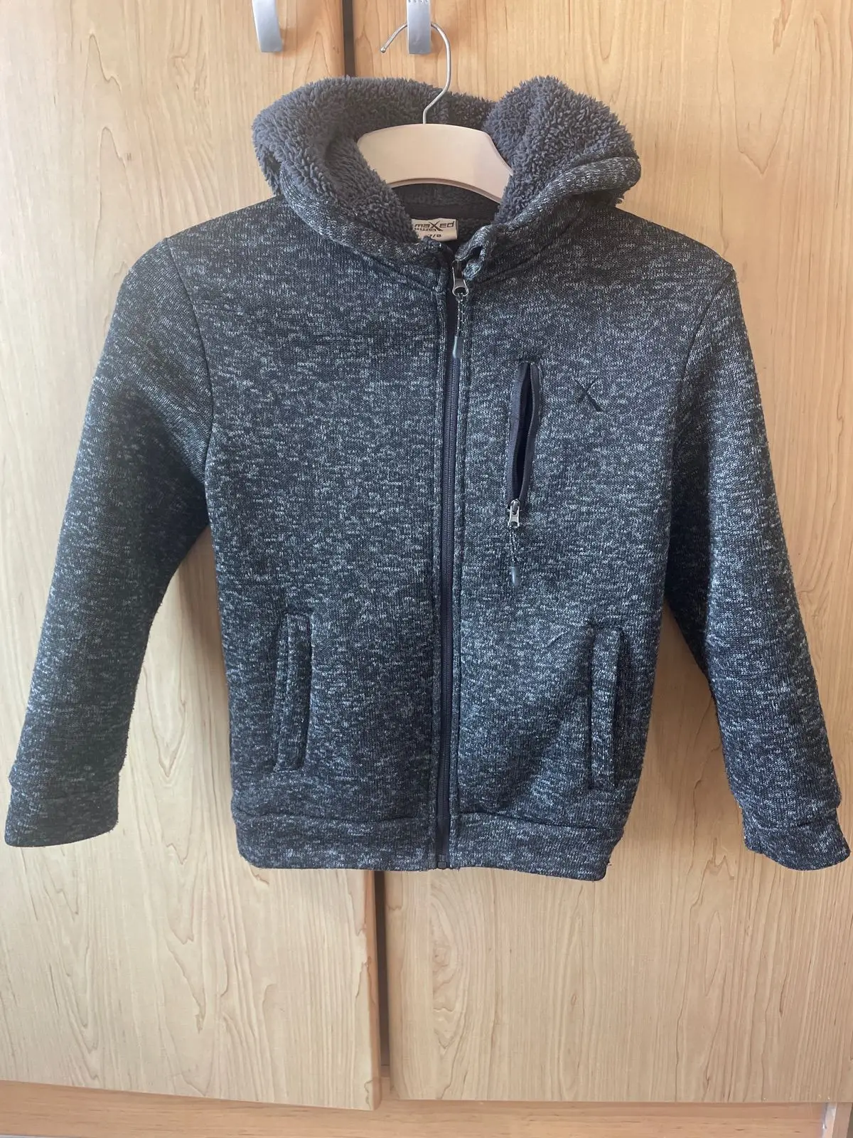 Maxed Kids Fleece Lined Zip Hoodie