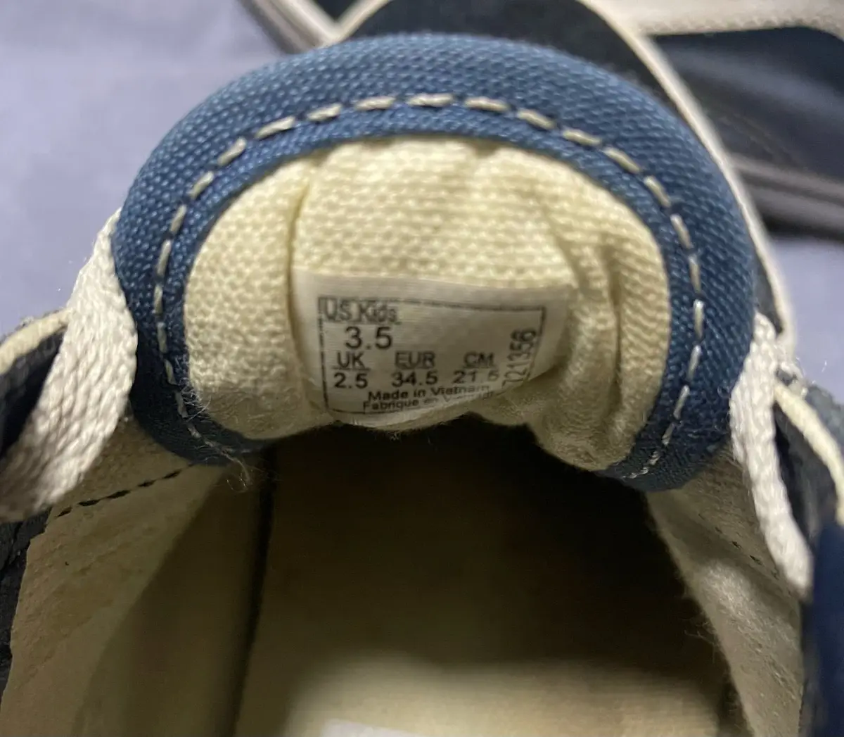 Vans Old Skool Blue and Black Sneakers