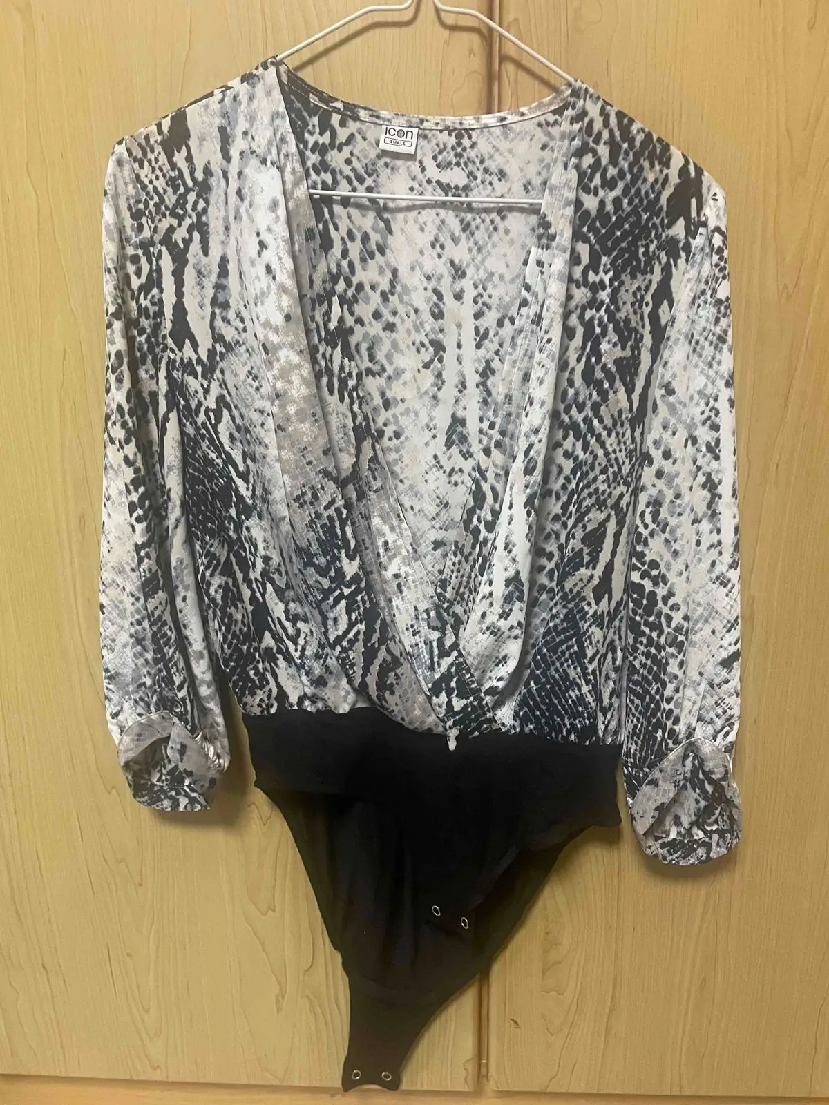 YDE YDE Icon Snakeskin Print Bodysuit